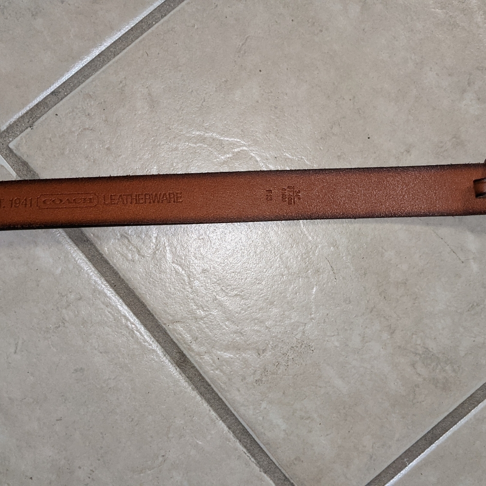 Coach belt - Picture 2 of 8